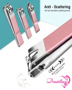 Pink Manicure Set 18 in 1 Stainless Steel Grooming Kit Professional Pedicure set